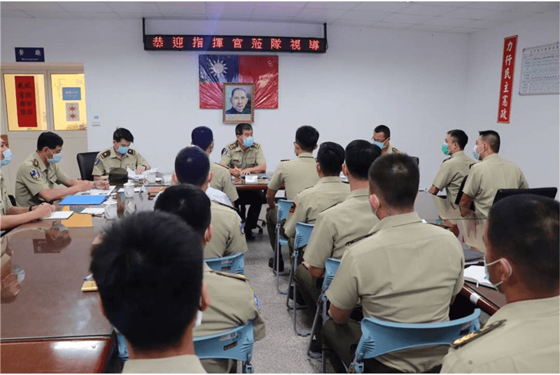 1.指揮官視導金門憲兵隊 勉貫徹軍法紀要求
