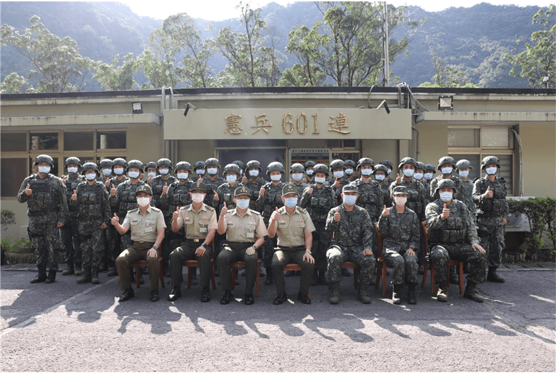 1.指揮官視導601連 蓄積高素質戰力