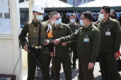 3.指揮官主持戰訓整備會議暨警衛勤務示範 勉落實戰場經營