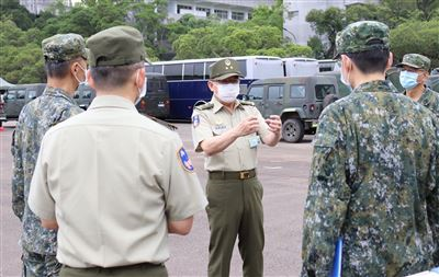 1.指揮官視導教召訓練整備 要求落實按表操課