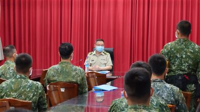 2指揮官視導北部地區憲兵部隊 勉官兵體認職責使命.