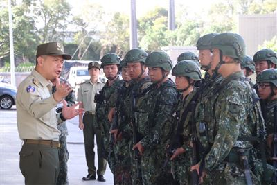 3-指揮官視導北部地區部隊 期強化防衛作戰能力