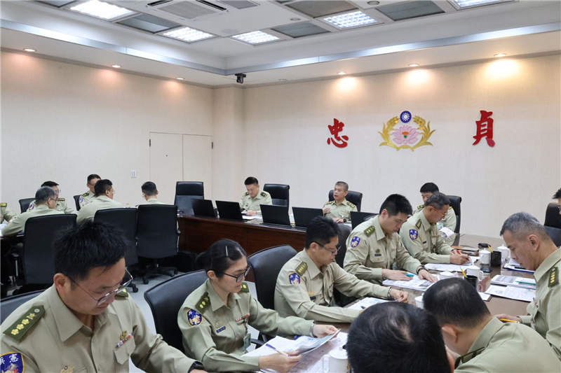 2-指揮官主持戰訓整備會議 勉精實防護機制