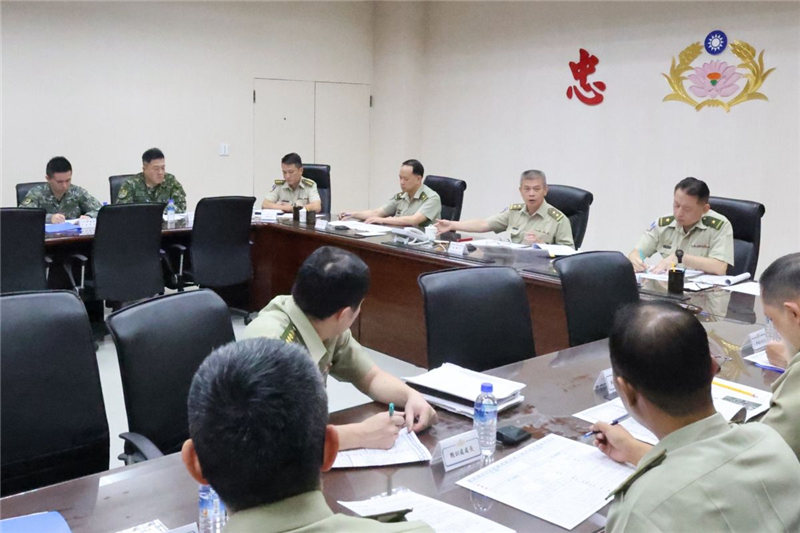 1-指揮官主持衛戍戰鬥隊實戰化訓練研討會 勉強化戰場應變效能